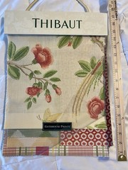 Thibaut Monterey Large Fabric Sample Book 18” x 13” Beautiful Prints!
