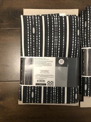 Better Homes And Gardens 100% Cotton 4 Yards (2 Cuts Of 2 Yards) Gray And White