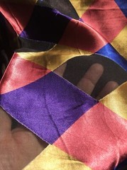 60% Silk 40%Cotton fine Fabric 32” square panel scarf clothings shirt
