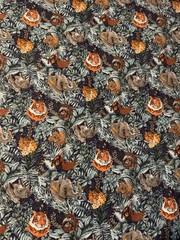 snuggle flannel fabric- By The Yard – Animals