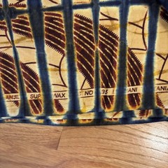 Tanzania Super Wax African Print Fabric Plus More Lot Approximately 9 Yards