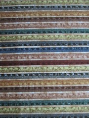 MEASURING TAPES TAPE MEASURE SEWING ITEMS TANS YELLOWS MORE COTTON FABRIC FQ