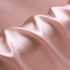 Pale Blush 100% Pure Mulberry Silk Fabric by the Yard