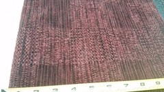 Burgundy Wine Cut & Loop Preowned Remnant Fabric 56″ x 73″ End of Roll