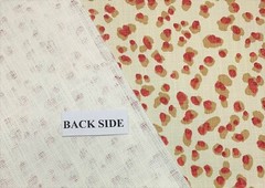 BALLARD DESIGNS MIRA SPICE RED ANIMAL LEOPARD MULTIUSE FABRIC BY THE YARD 54″W