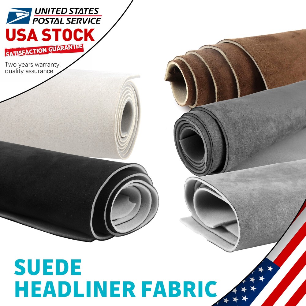 24~40sqft Car Headlining Faux Suede Fabric for Interior Headliner Trim Door Dash