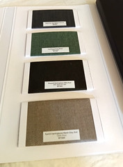 Indochino Suit Fabric Store Samples With Display Case & 2 Fabric Tape Measurers