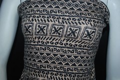 Cotton Jersey Lycra Print Knit Fabric Very Soft 9 oz Geometric Print