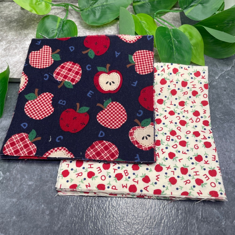 24 PC 5 Inch Quilting Fabric Charm Pack 2 Designs 12 Each New Free Ship 5FS1798