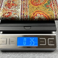 Vintage Style Paisley Floral Metallic Gold Iridescent Fabric Remnant 17×36