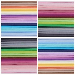 40 PCS 20×20 Inch Solid Color Cotton Fabric Quilting Patchwork Precut Bundles