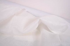100% linen light white fabric SHEER weight 95gsm gauze flax Lithuanian Linen