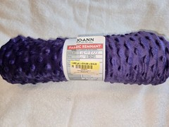 Soft & Minky 57″ Fabric – Purple – 1.083 Yards (39″)