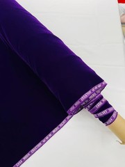 Purple Micro Velvet Fabric by the Yard 45″ Wide Soft Plush Sewing Craft