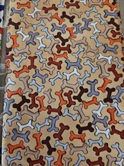 Loralie Harris Design VTG 2 Pieces Of Fancy Bones & Dog Bones 18″ X 44″ Each