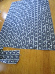 Lisa Fine’s DESIREE woven Performance fabric indigo stripe 77″L x55″ wide