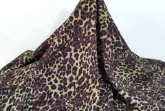 55” Wide By Yard Africa Leopard Fabric Soft Dress Abaya Material Viscose Rayon
