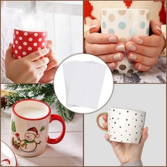 Reusable Pet Shrink Wrap for 20Oz Sublimation Tumblers White Bottle Wrap 20Pcs