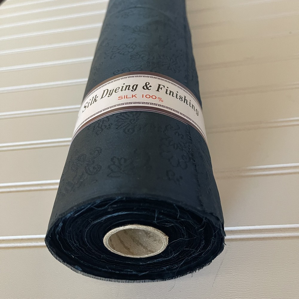 SILK Dark Blue , FABRIC 10 Yards x 22 Inches Wide or 360 Inches x 22 Wide
