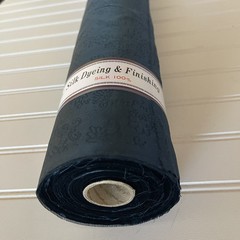 SILK Dark Blue , FABRIC 3 Yards x 22 Inches Wide or 108 Inches x 22 Wide