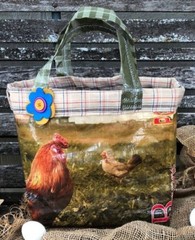 Empty Cat Kitten Feed Woven Plastic Bag Sack Loyal Crafts Art Repurpose