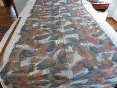 4310. Mill Creek Fabrics MOD LEAF DESIGN Cotton FABRIC – 42-1/2″ x 5-7/8 yds.