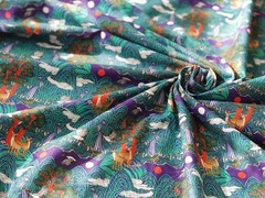 Korean Traditional Symbols of Longevity Patterned Fabric made in Korea BTHY