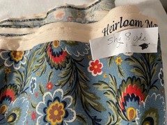 Connecting Threads HEIRLOOM MANOR Quilt Fabric Blue Florals-Shy 8 Yards