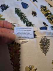 2 – 60″ W X 120″ L Christmas Tablecloths – Folk Art Christmas Trees – Heavy…