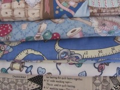 HOUSE SEWING buttons HOME Cotton FABRIC U-Pick HALF YARD 1/2 yd