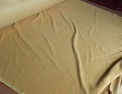 Velour Fabric 54″ By the Yard Yellow “Apollo Gold” Rose Brand  13oz