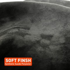 96″ x 60″ Black Suede Headliner Fabric with Foam for Car Roof Upholstery