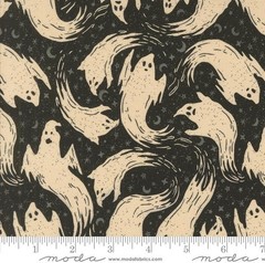 Home Sweet Haunt 20914 17 Midnight Ghostly By the yard Moda cotton print