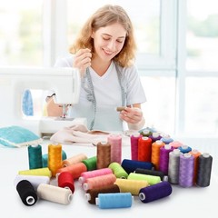 Eoehro 72pcs Sewing Thread Kit, 36 Colors, 400 Yards per Spool 36 colors