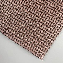 Pink/Black Acoustic Basket Woven Amp Speaker Grill Fabric Cloth 0.75M x 0.5M
