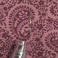 VTG Paisley Light Maroon Small Print Cranston Cotton Fabric 2 YDS READ As Is