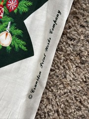 Vintage Cranston VIP Christmas “Old-Fashioned Tree” Cut N Sew Fabric Panel