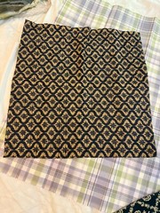VTG Lot of 9 shades of blue + purple print designs fabrics remnants quality new