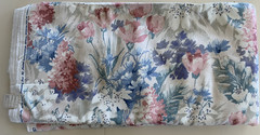 Vtg 1987 House ‘N Home Pink Purple Teal Floral Drapery Fabric 54″ 6.5 Yards