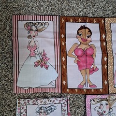 Senior Prom Loralie Harris Designs Fancy Formal Wear Caricature Ball Gown CUT