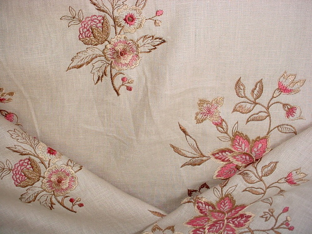 18Y Brunschwig & Fils BF10441 Marwood Barley Embroidery Upholstery Fabric