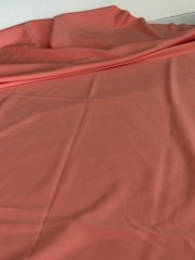 Pink Coral Knit Fabric Remnant Material 51″ x 65″ Sewing Crafting VTG