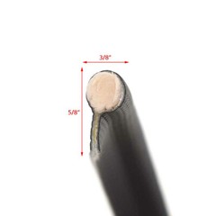 Supra Boat Puff Cord Welting 117220 | Dark Gray 3/8 x 5/8 Inch (YD)