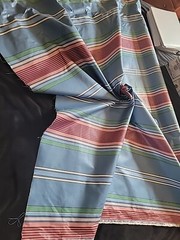 Stanley King Studio Universal Convertors Teflon Finish Upholstery Stripe Fabric