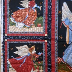 23 x 44 Fabric Panel By Robin Betterley Angels Watching Over Me Wilmington Print