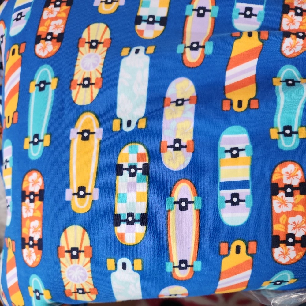 Jersey Knit , Fabric Multi Skateboard.