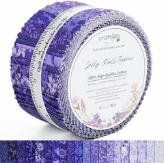 Craftido-20 Options-100% Cotton Jelly Roll Fabric Precut Strips for Quilting,…