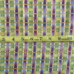 RED ROOSTER FABRICS – SASSY PRINCESS #10391-PLAID BY JODY WINGER- 1 3/8 YARD