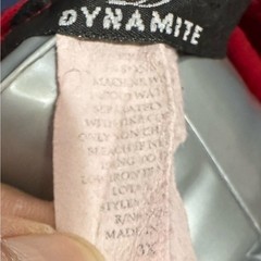 Dynamite Vibrant Red Garment (PLEASE READ DESCRIPTION & CHECK OUT THE PICTURES)
