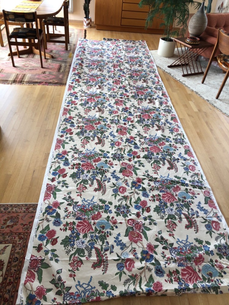 G.P. & J. BAKER FABRIC ENGLAND “CURZON” 1981